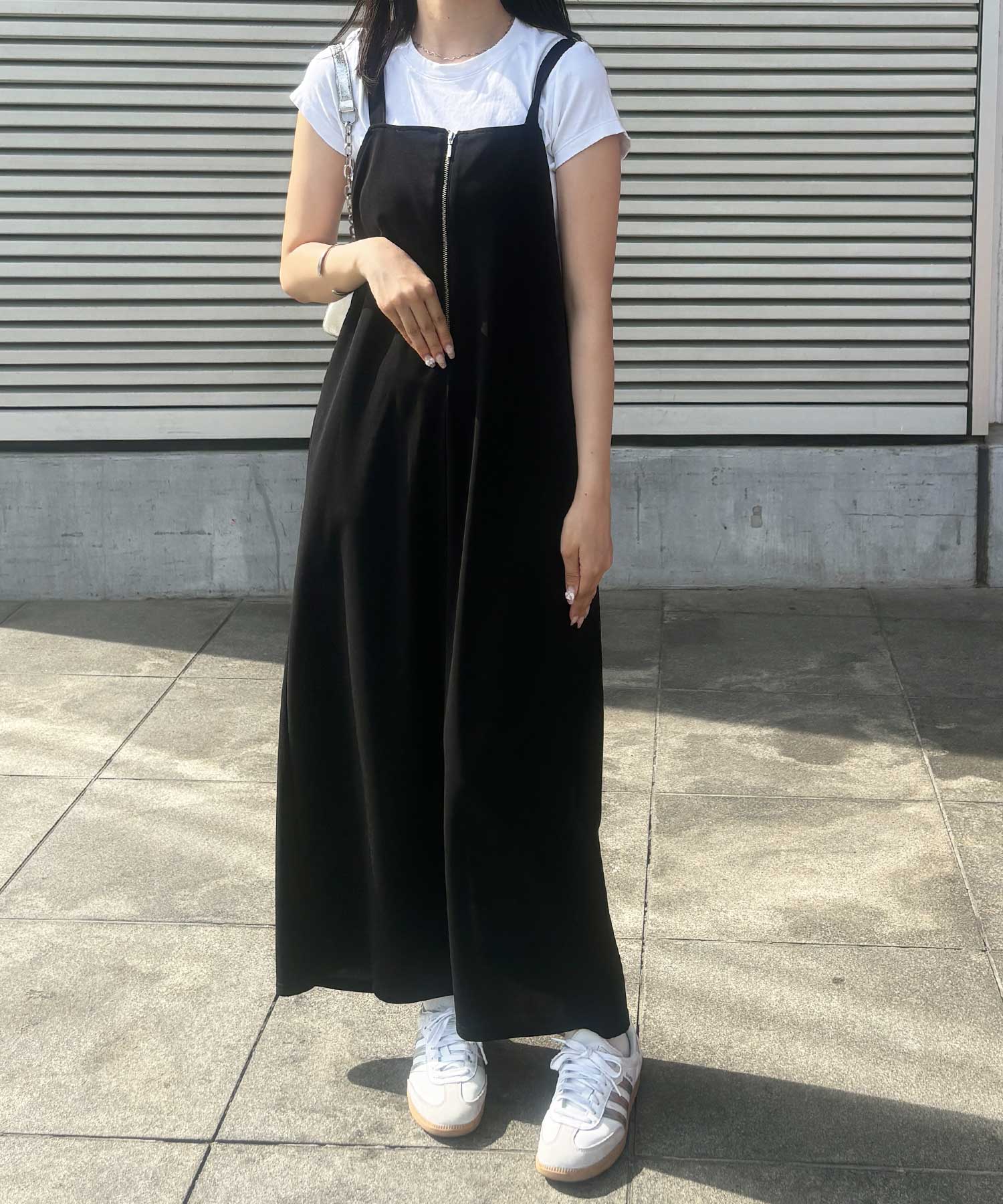 ハーフジップキャミワンピース | ファッション通販サイト NUGU