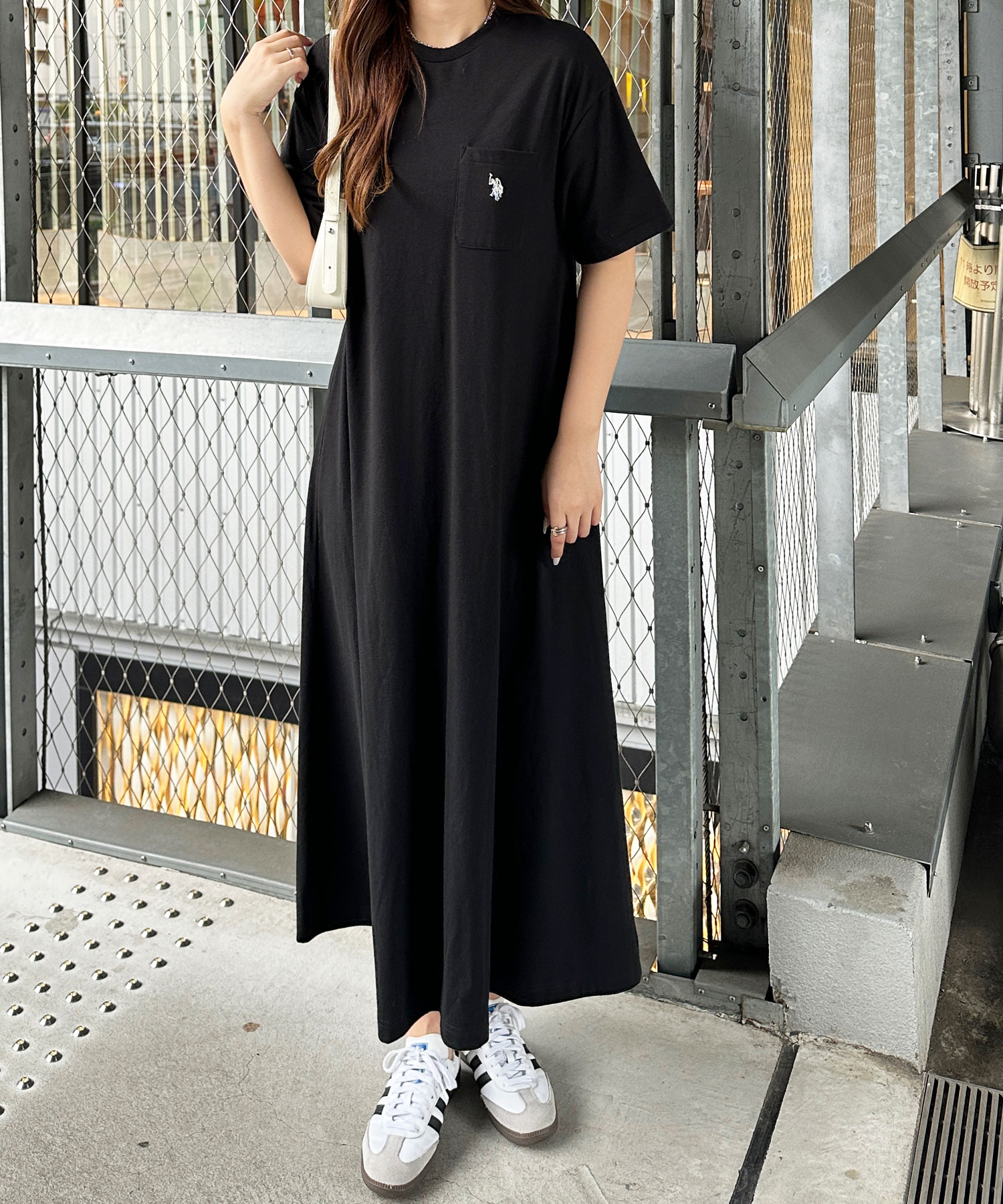 GeeRA別注【U.S. POLO ASSN.】ワンポイント刺繍Tシャツ