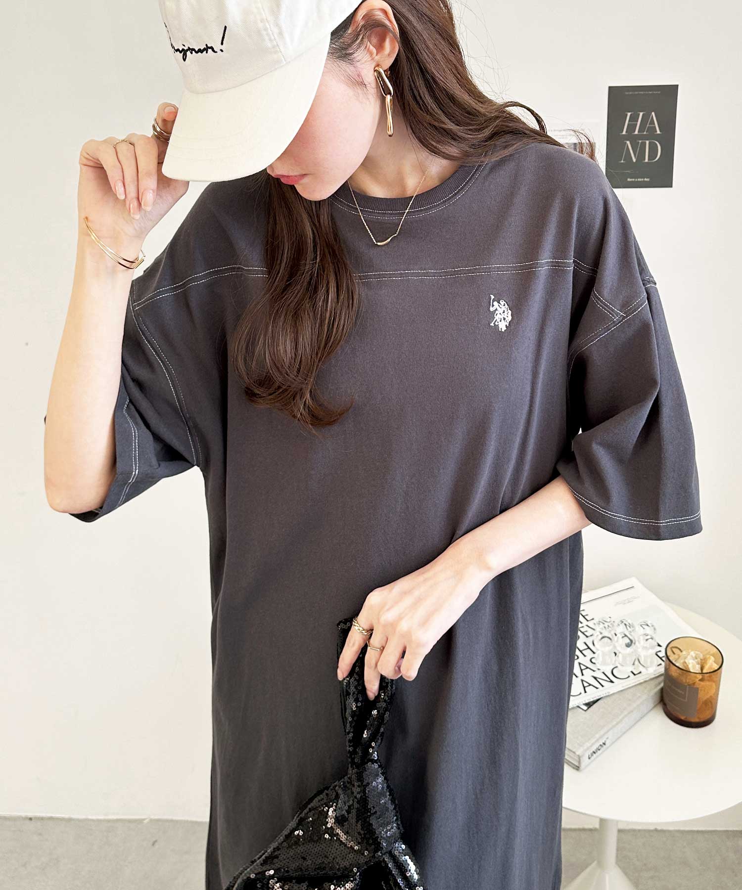アナグラムロゴ刺繍Tシャツ | ファッション通販サイト NUGU