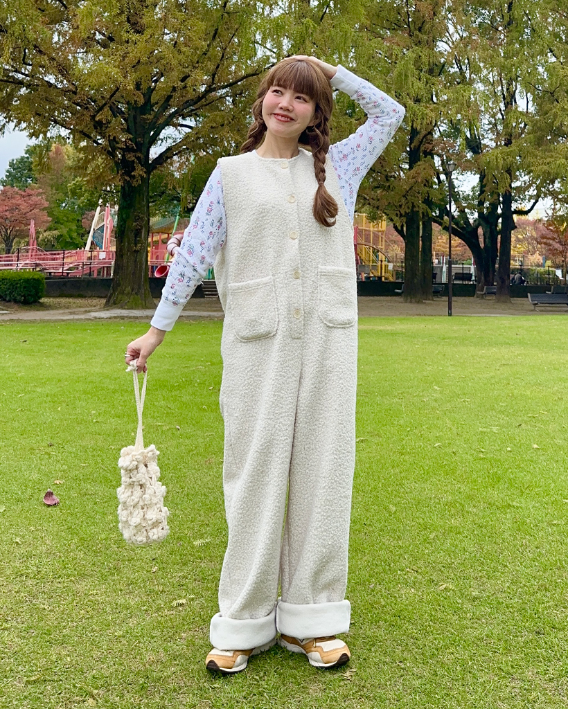 ブークレーポケットジャンプスーツ