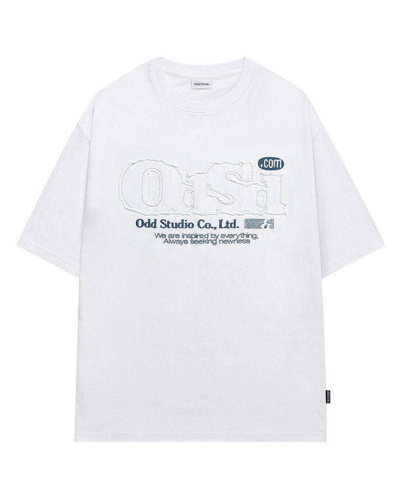 [K-POPアイドル着用] ODSD Pigment Damage T-shirt - WHITE