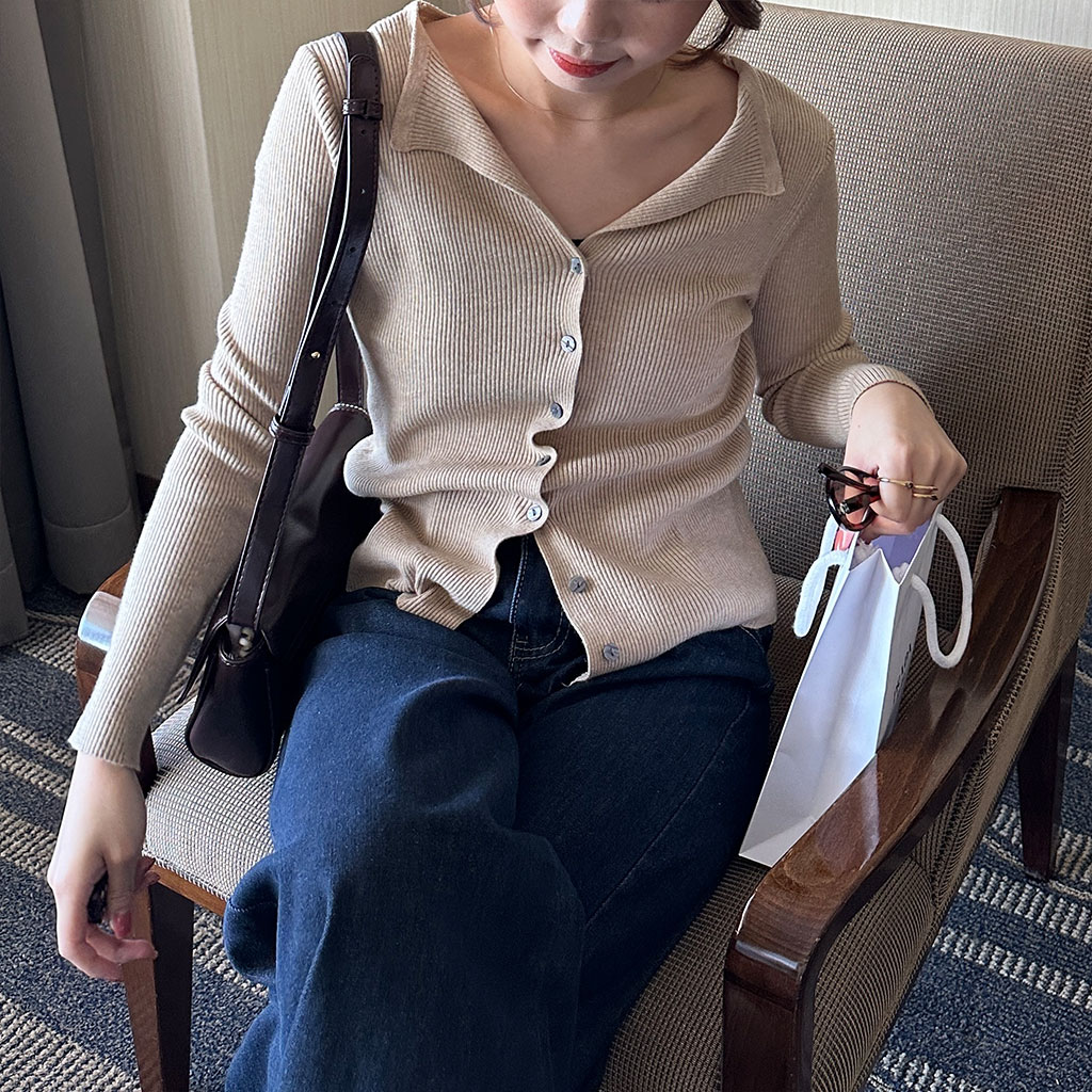 スリムカーディガン