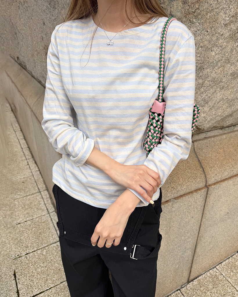 ボーダーロングスリーブTシャツ