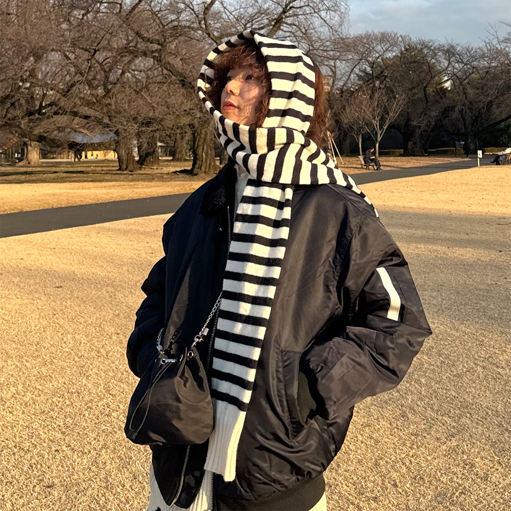 ボーダーマフラー