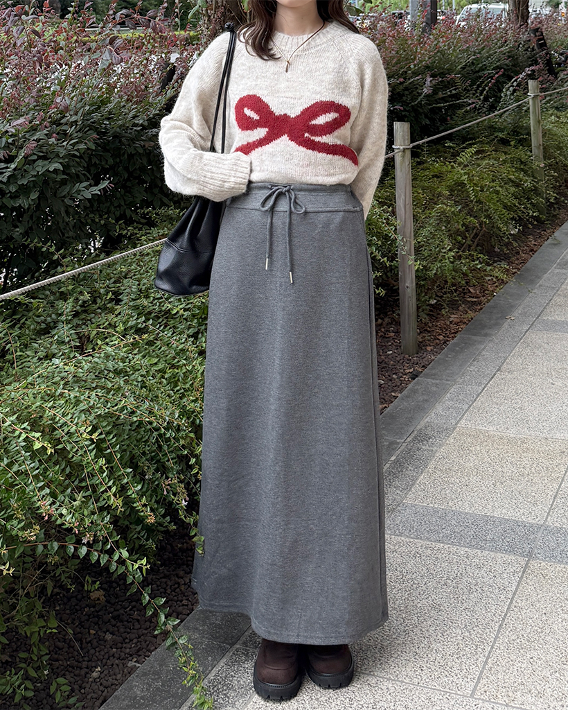 シンプルマキシロングスカート | ファッション通販サイト NUGU