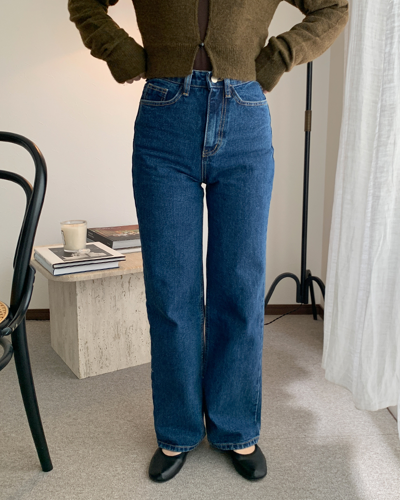 ベーシックオータムデニムパンツ