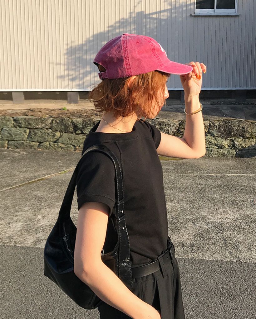 ピグメントレタリングボールキャップ