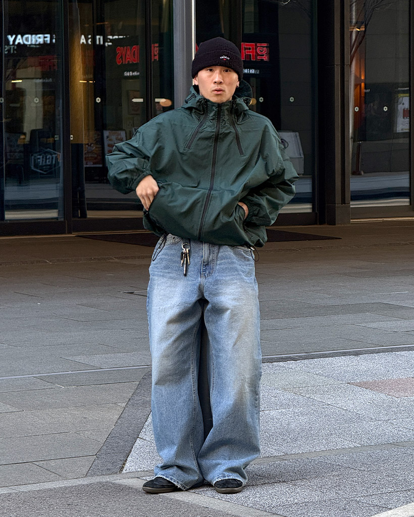 ヴィンテージウォッシュデニムパンツ