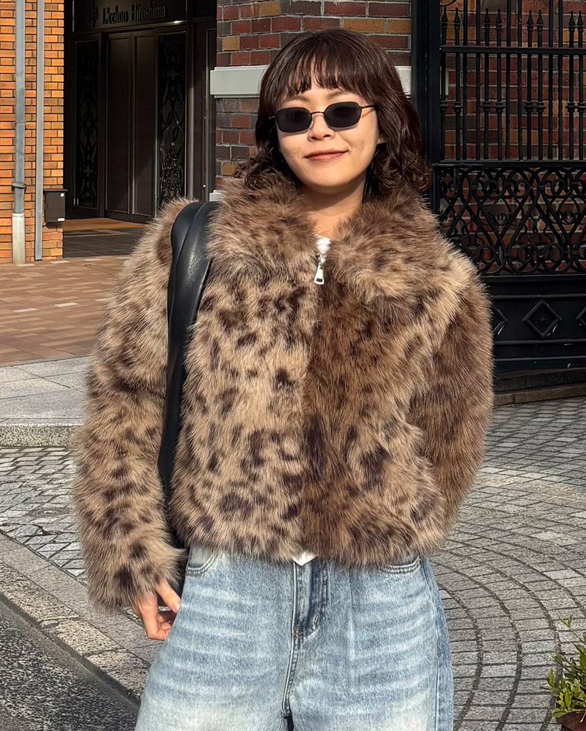 レオパードファージャケット