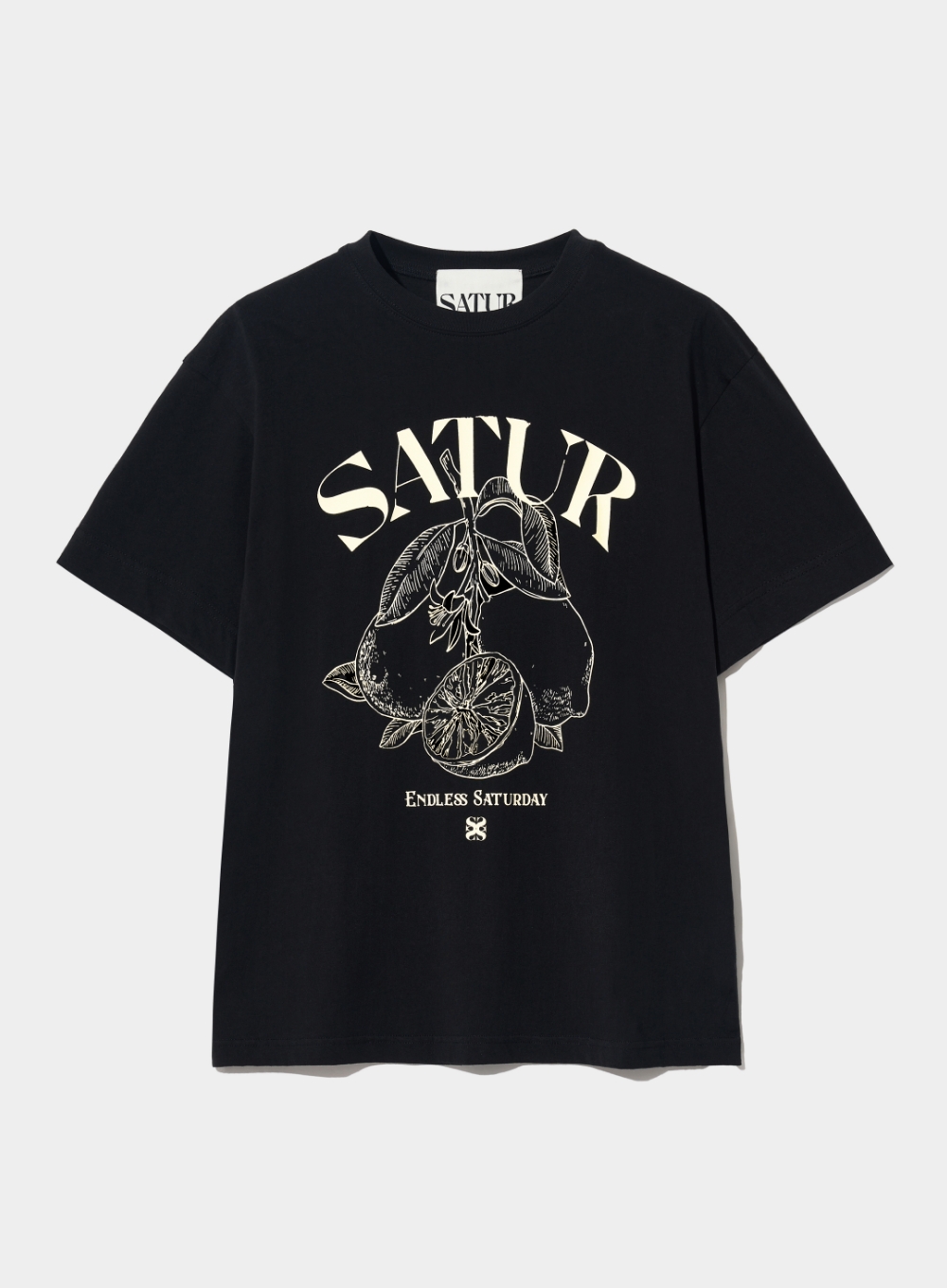 ★SATUR★Cafri Citron Drawing Summer Graphic T-Shirts Influencer pick] Capri Citron Drawing Summer Graphic T-Shirt
