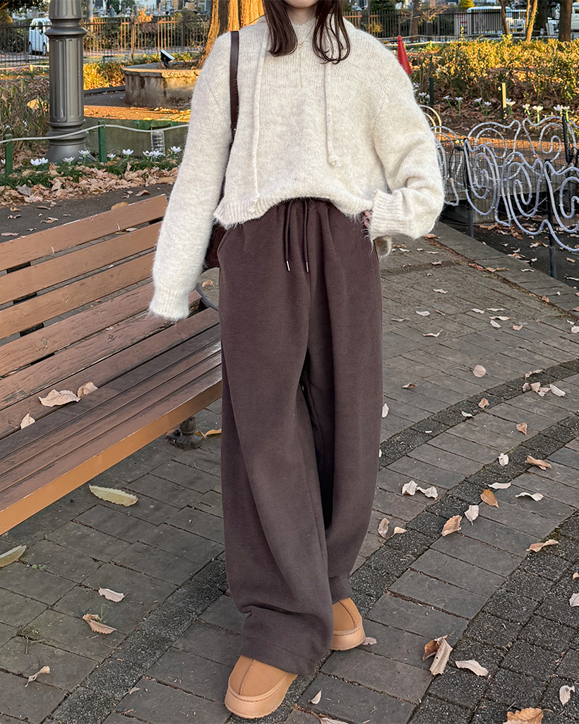 ベーシックフリースイージーパンツ