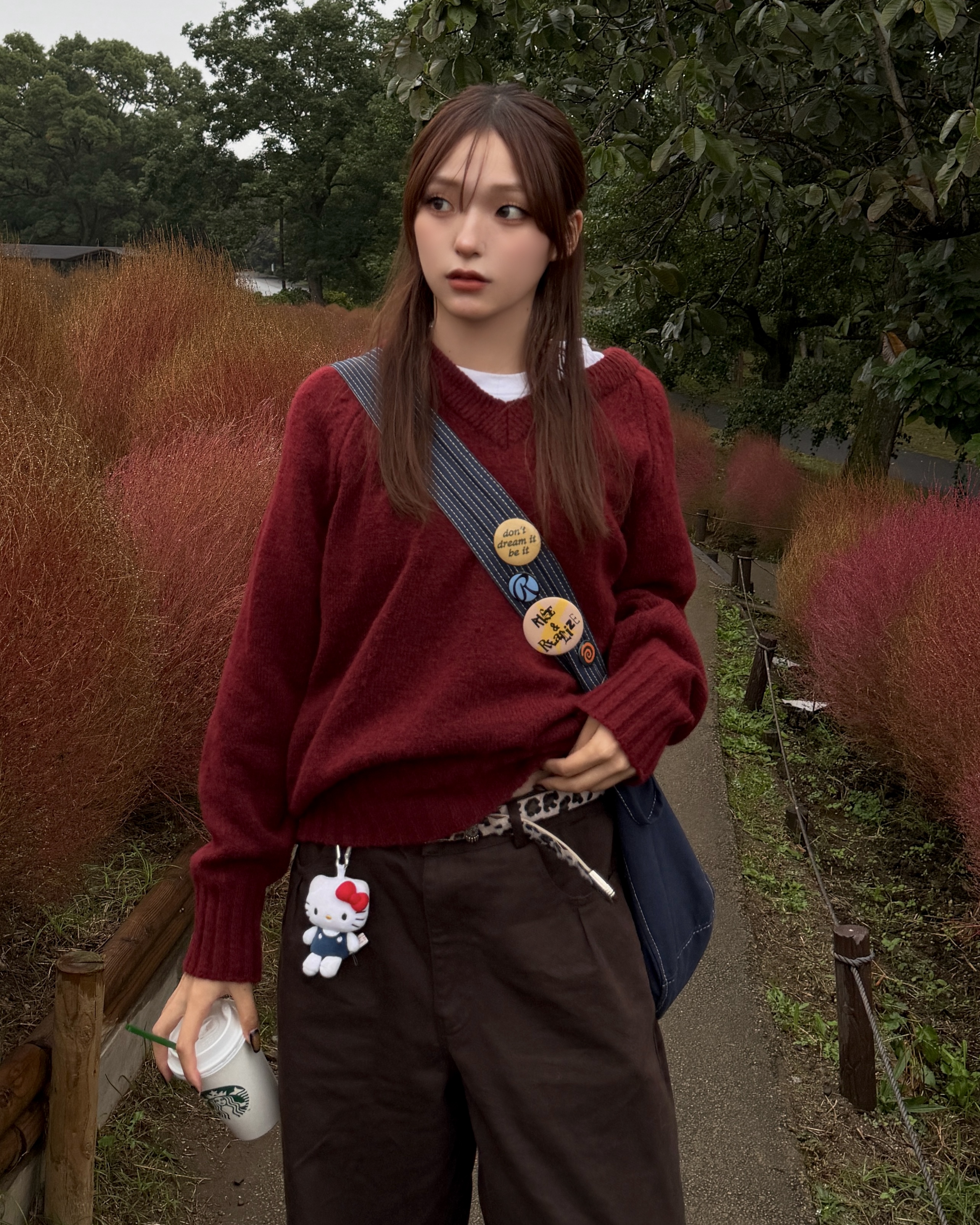 Vネックビッグニット | ファッション通販サイト NUGU