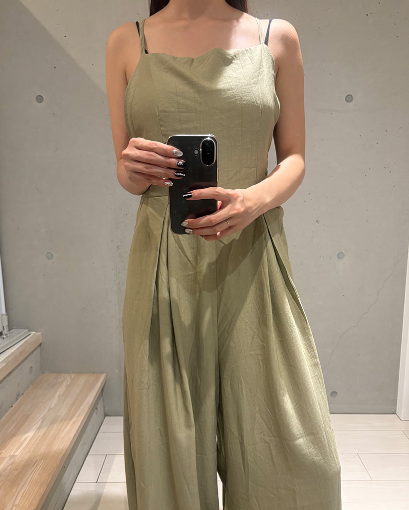 ワイドノースリーブジャンプスーツ | ファッション通販サイト NUGU