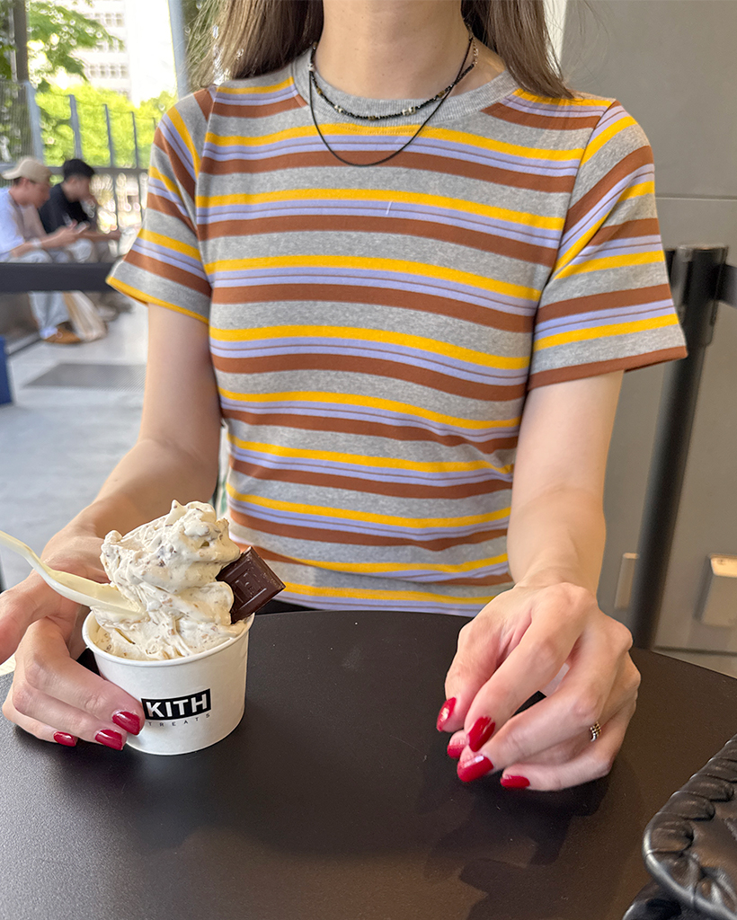 カラーボーダー半袖Tシャツ