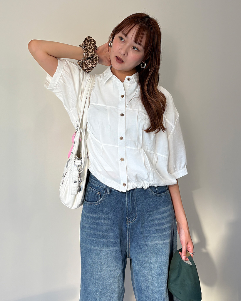 jouy ギャザーシャツ Zuk-James-Shirt-