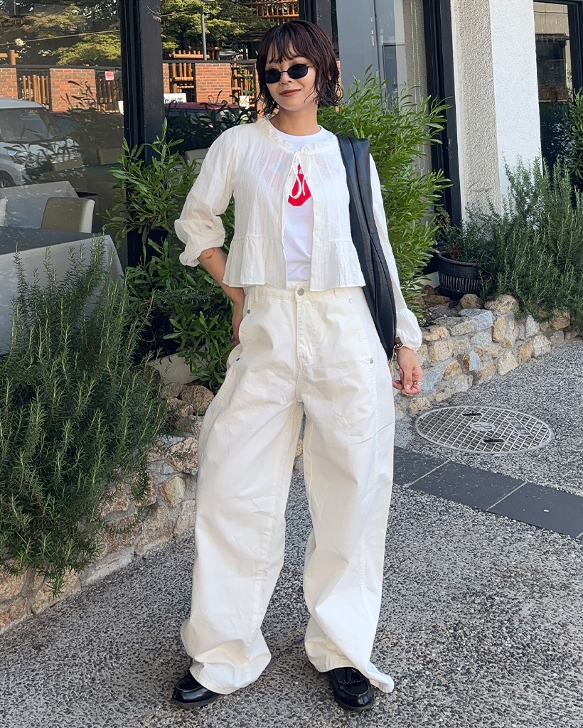 リベットポケットコットンパンツ