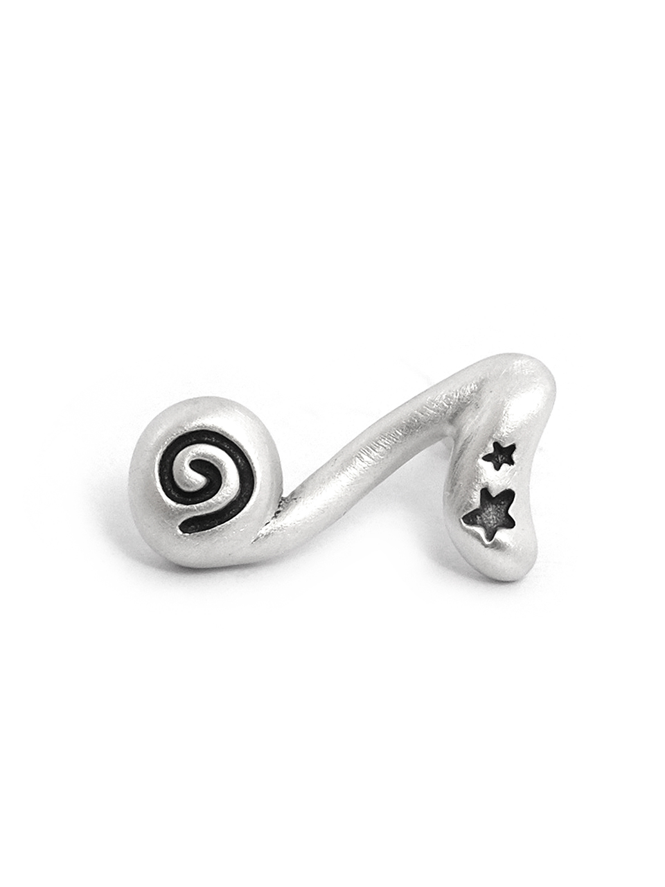 Spiral Note earring