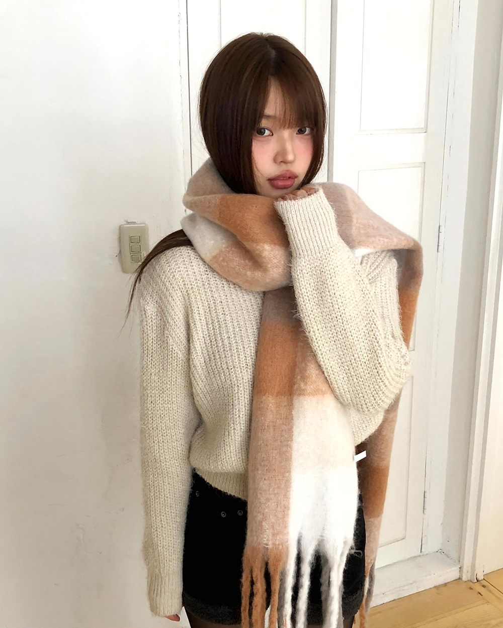 今季♡完売♪アンゴラVネックニット アンゴラVネックニット | ファッション通販サイト NUGU