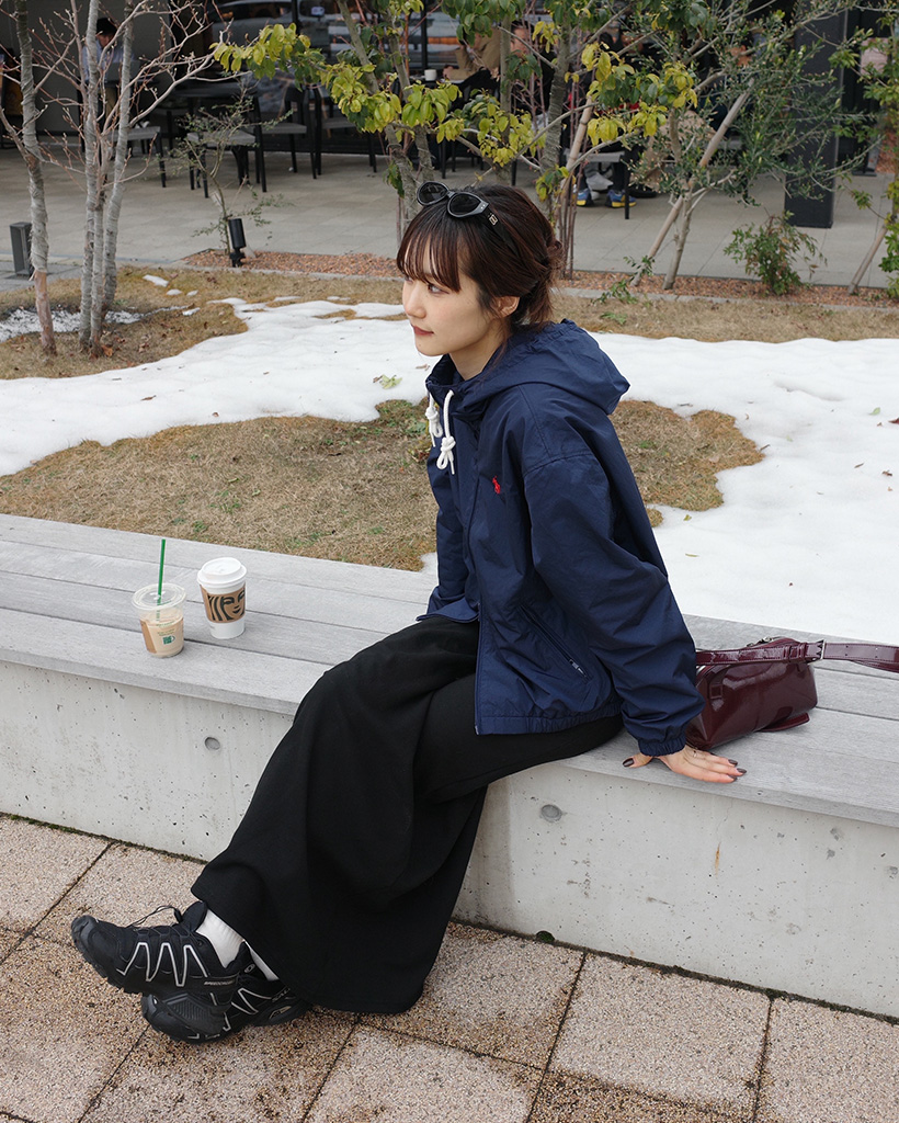 マキシバンディングロングスカート