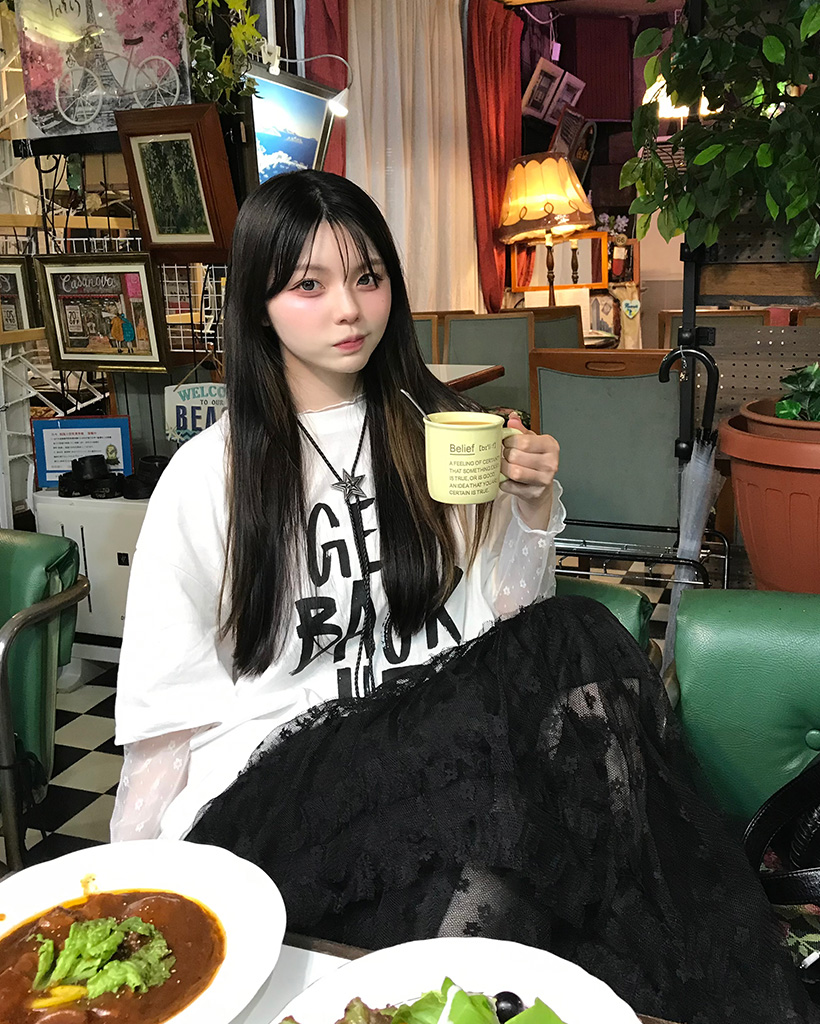 フラワーシースルーTシャツ | ファッション通販サイト NUGU