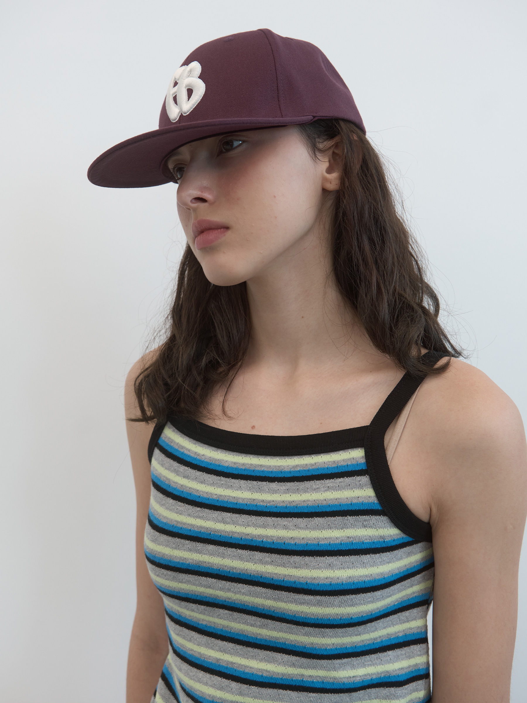 Puff Logo Ball Cap (Wine)