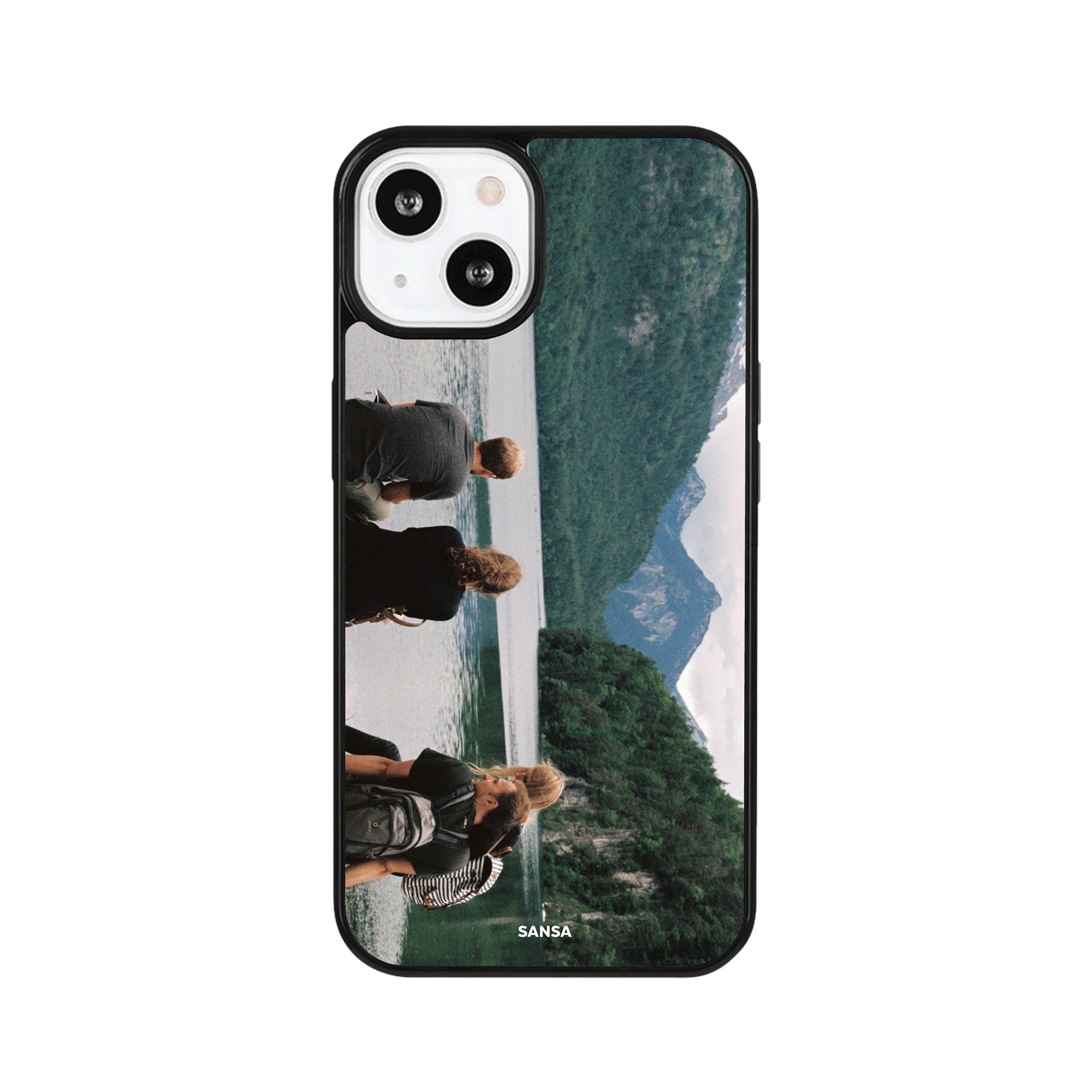 The Lake_Bumper Phone Case(Black)