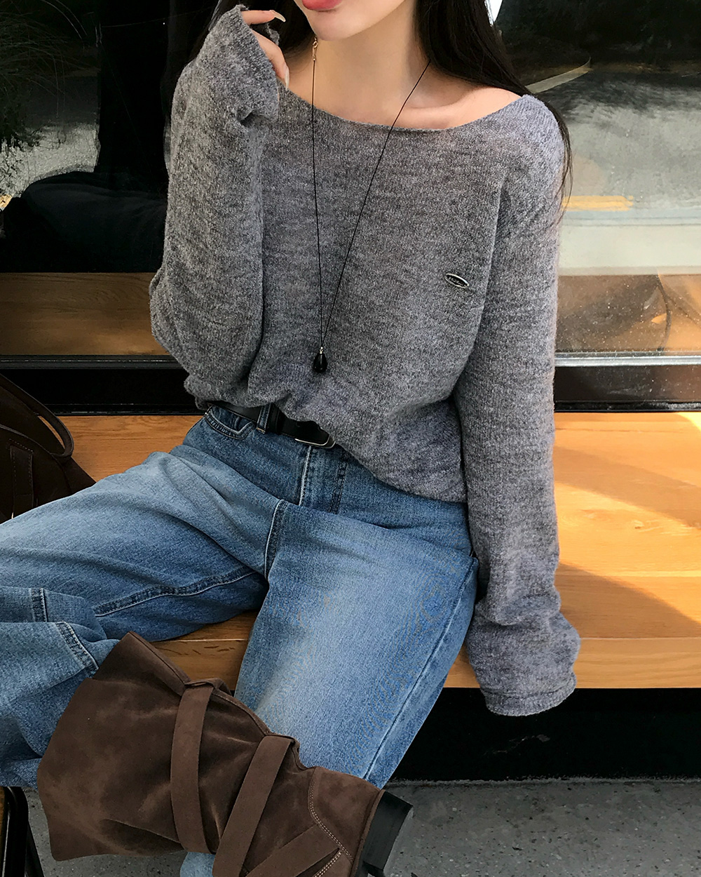 versionofyouバイカーリブパンツ versionofyouバイカーリブパンツ ORIGINAL) リブ4分丈バイカーパンツ