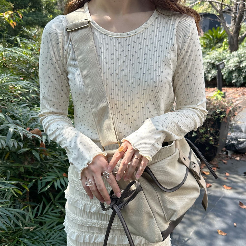 フラワーサーマルロングTシャツ | ファッション通販サイト NUGU