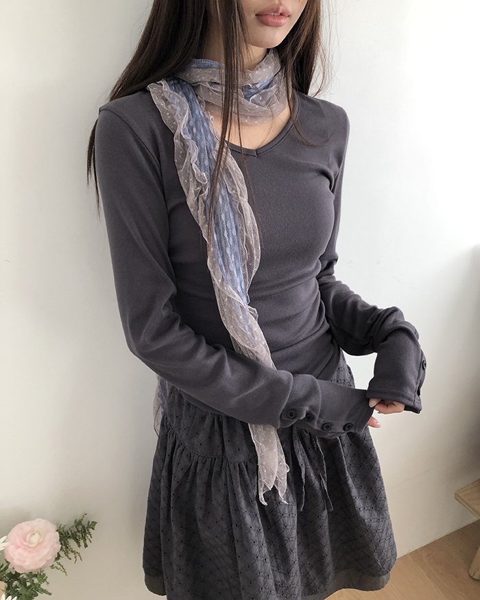 ドットシャーリングマフラー