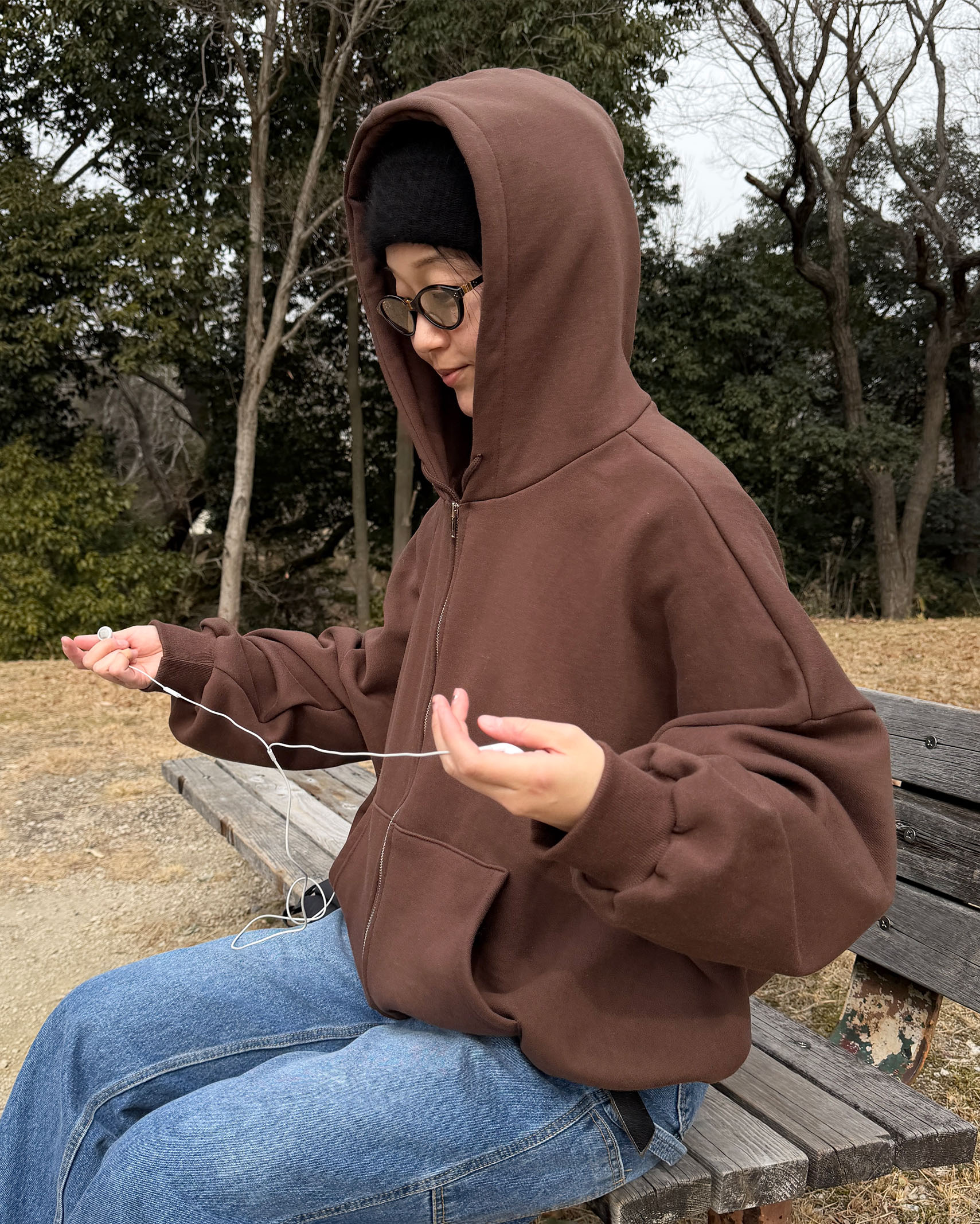 デイリー裏起毛パーカー