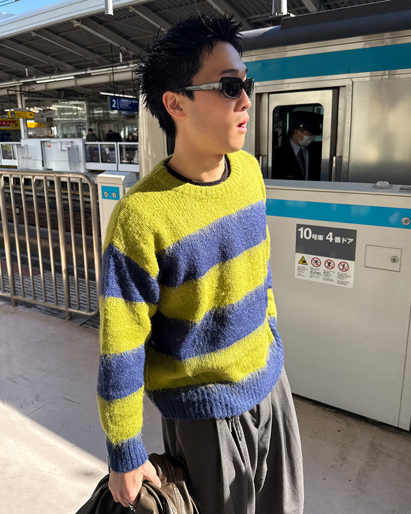 ボーダーソフトニット