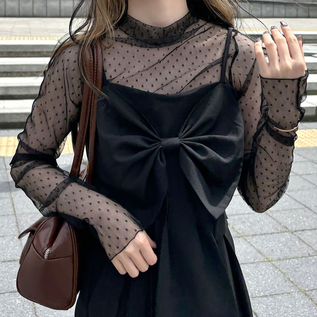 ビッグリボンビスチェ(F IVORY): TOPS