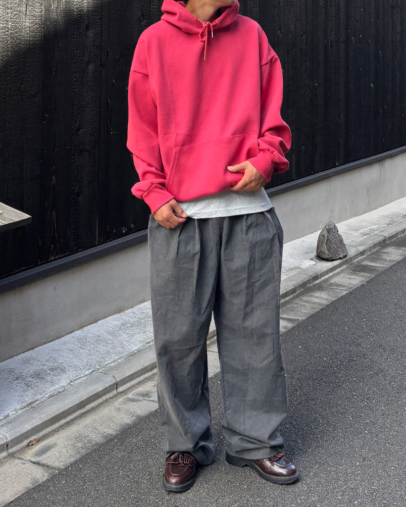 ピグメントワイドタックパンツ | ファッション通販サイト NUGU