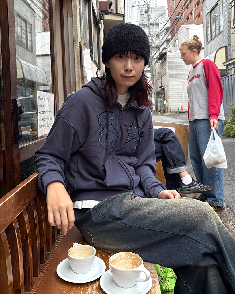 8スターフーディージップアップ