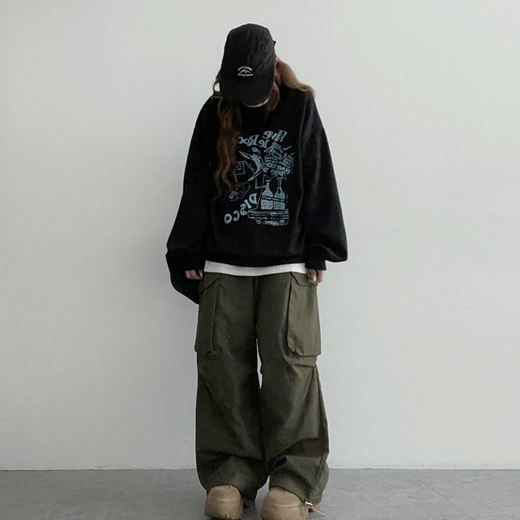 3color]バルーンワイドカーゴパンツ | ファッション通販サイト NUGU