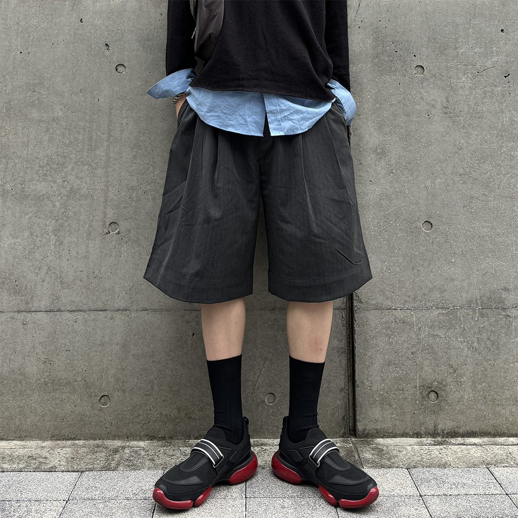 LPFG メンズ NO.13 バミューダ　ハーフパンツ　美品 バミューダスラックスショートパンツ | ファッション通販サイト NUGU