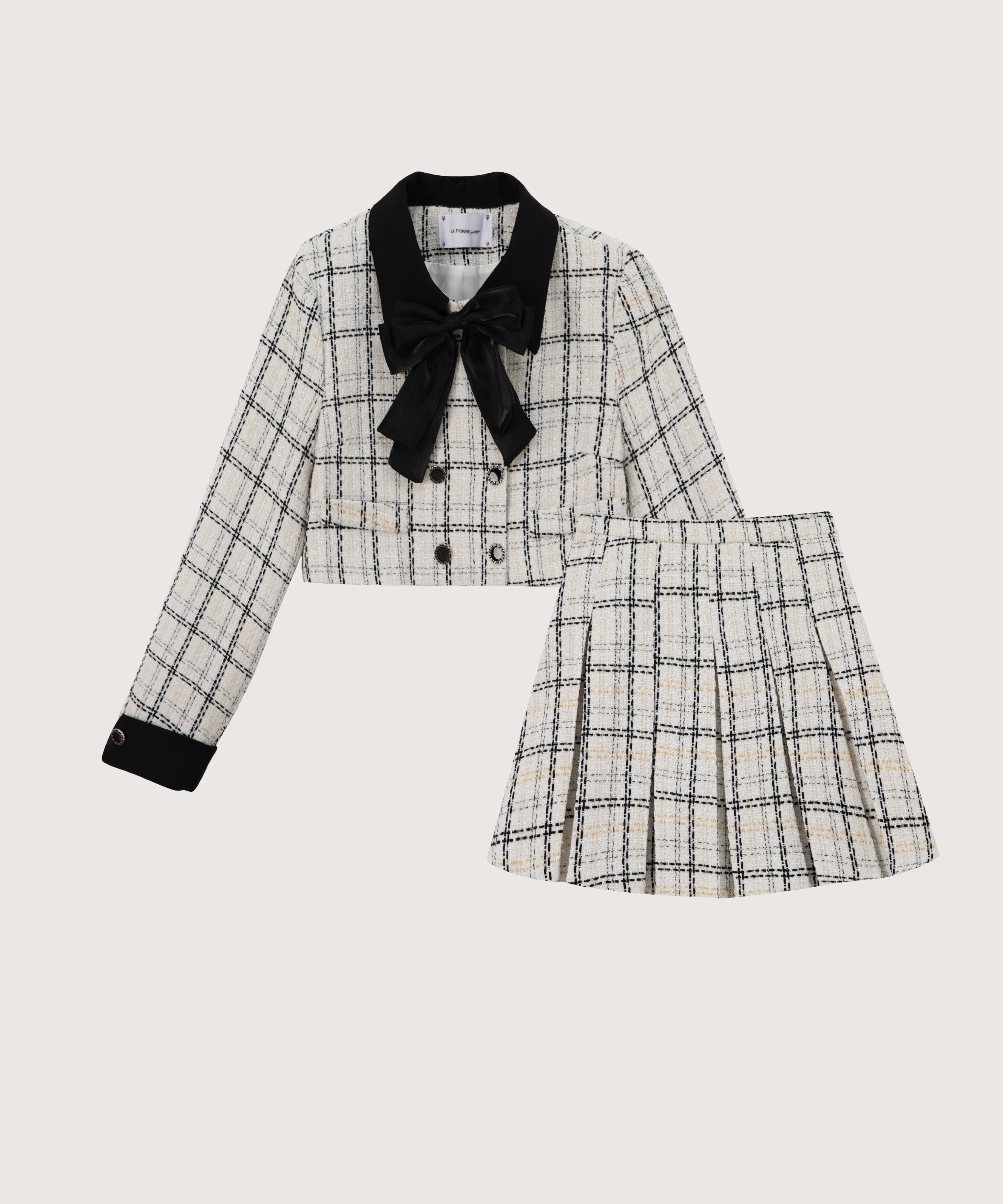 エレガントツイードリボンセットアップ | ファッション通販サイト NUGU