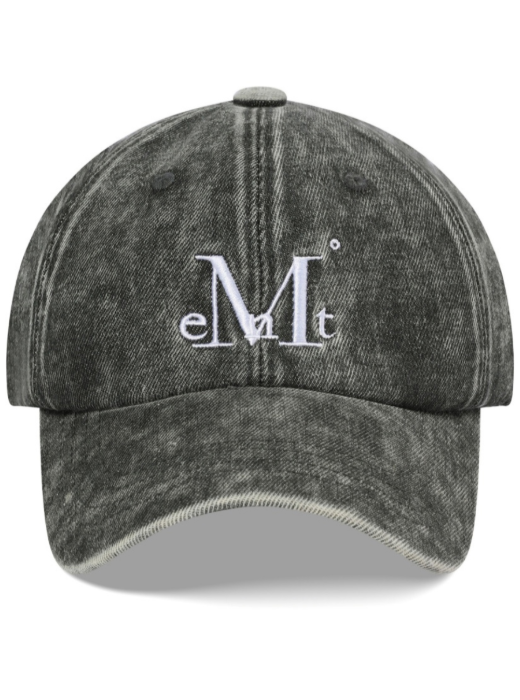 MUCENT SIGNATURE BALL CAP (Stone washing khaki) キャップ
