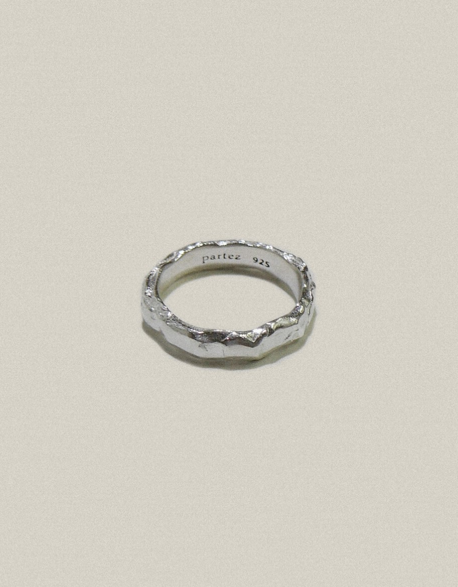 Rough Textured Wish Ring Silver | ファッション通販サイト NUGU