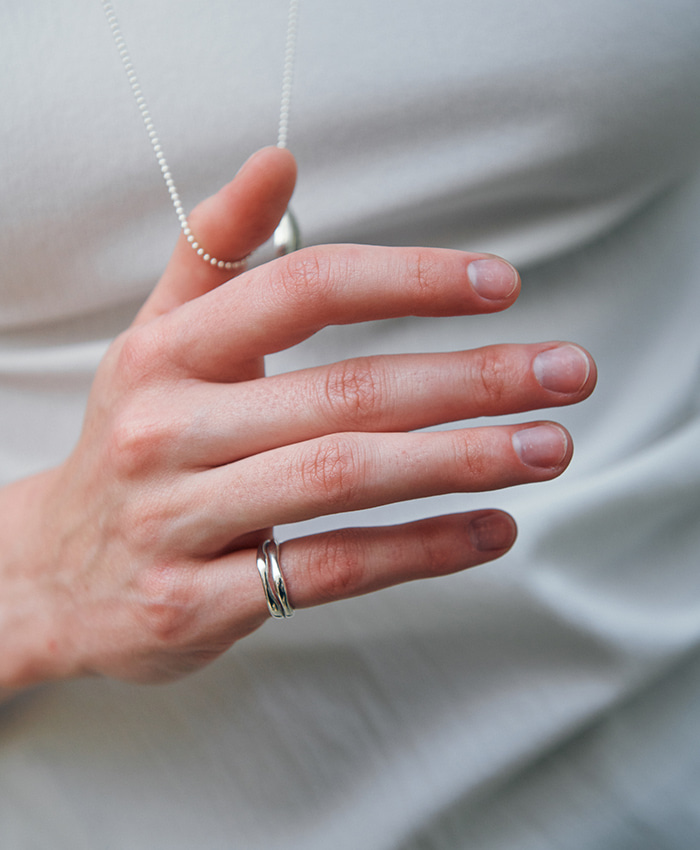 [925 silver] Cinq.silver.220 / baby brin ring