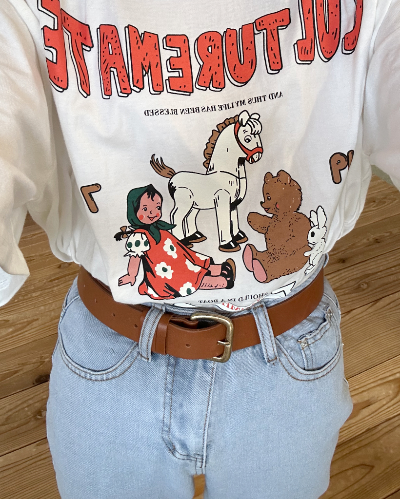 ベーシックレザーベルト