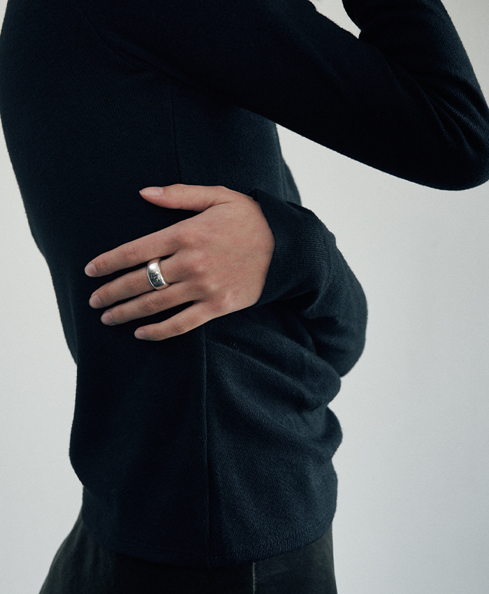 [925 silver] Cinq.silver.218 / grand plein ring