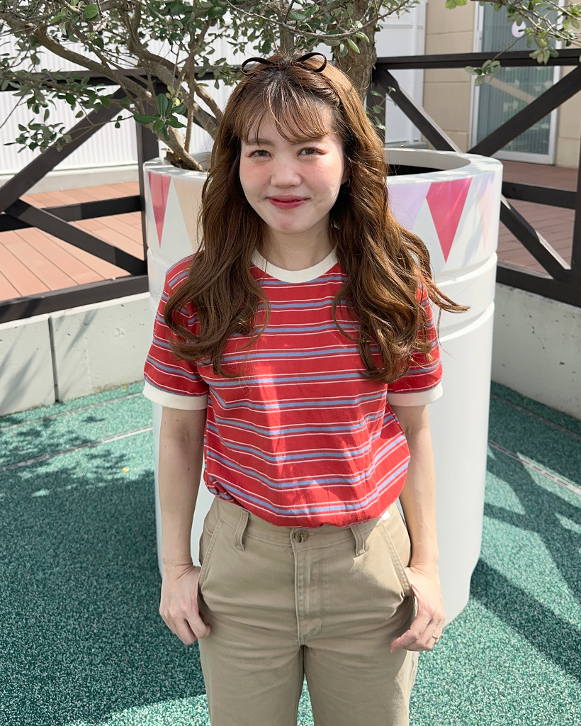 マルチボーダーリンガー半袖Tシャツ