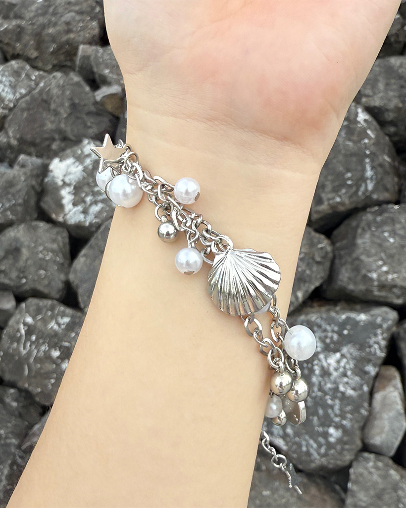 パールチェーンブレスレット