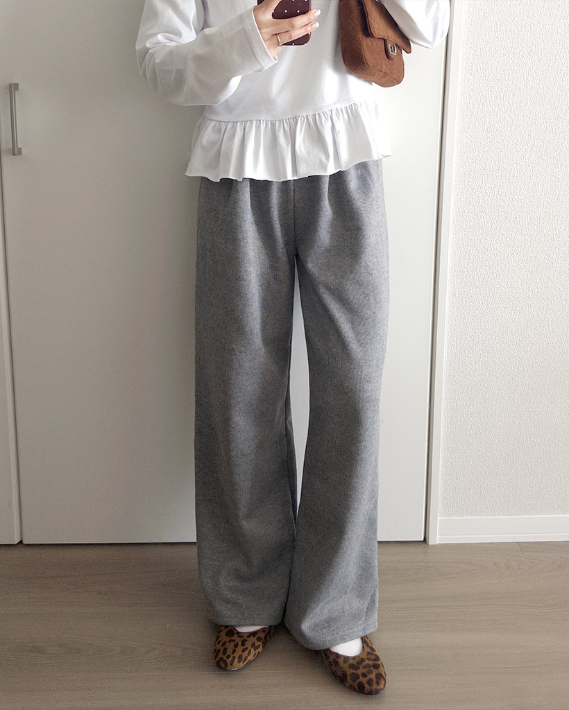 ウエストゴムスウェットパンツ