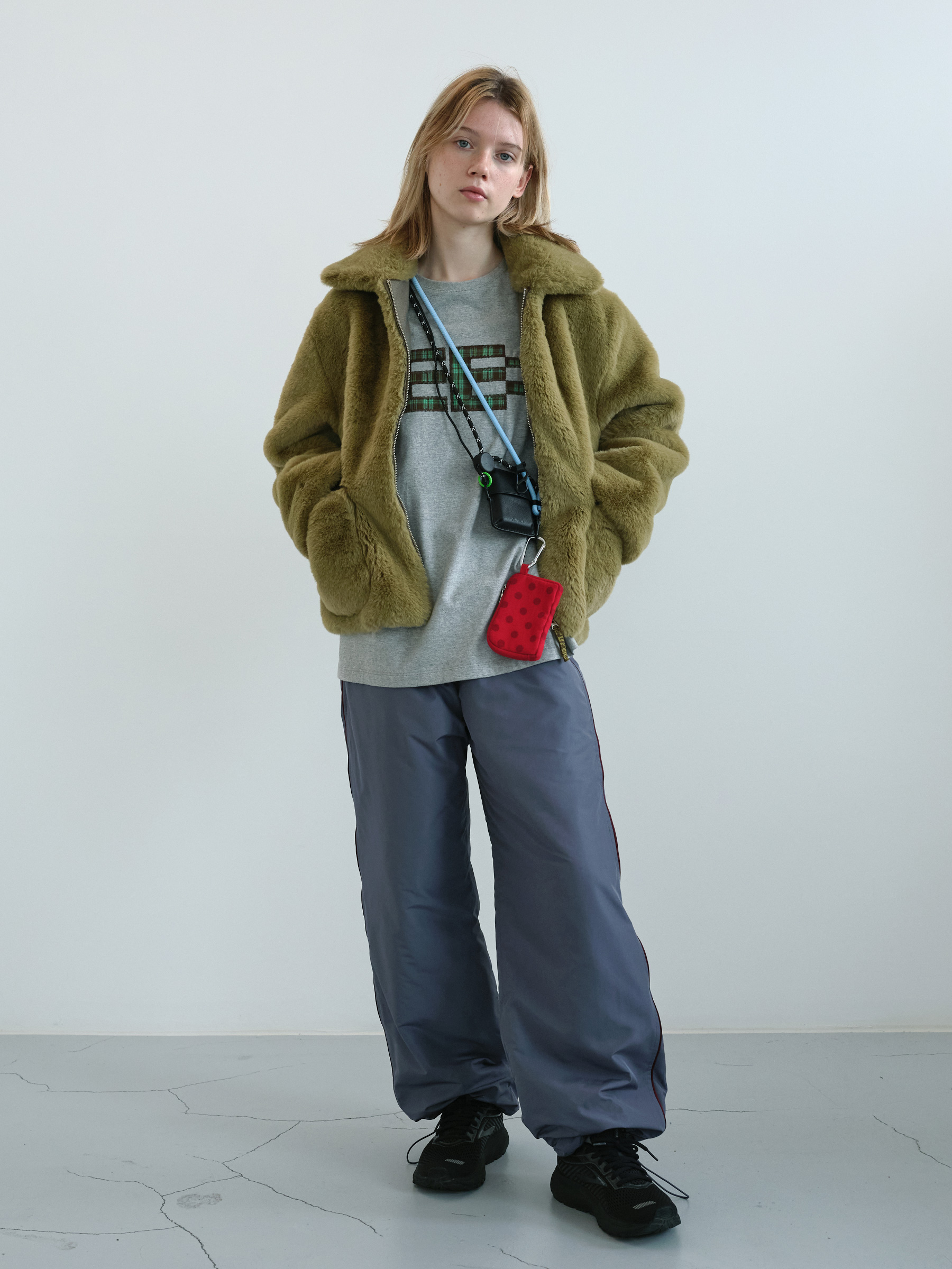 Padded 2-way Banding Pants (Grey)