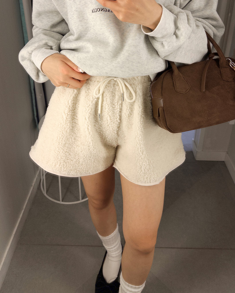 ボアショートパンツ