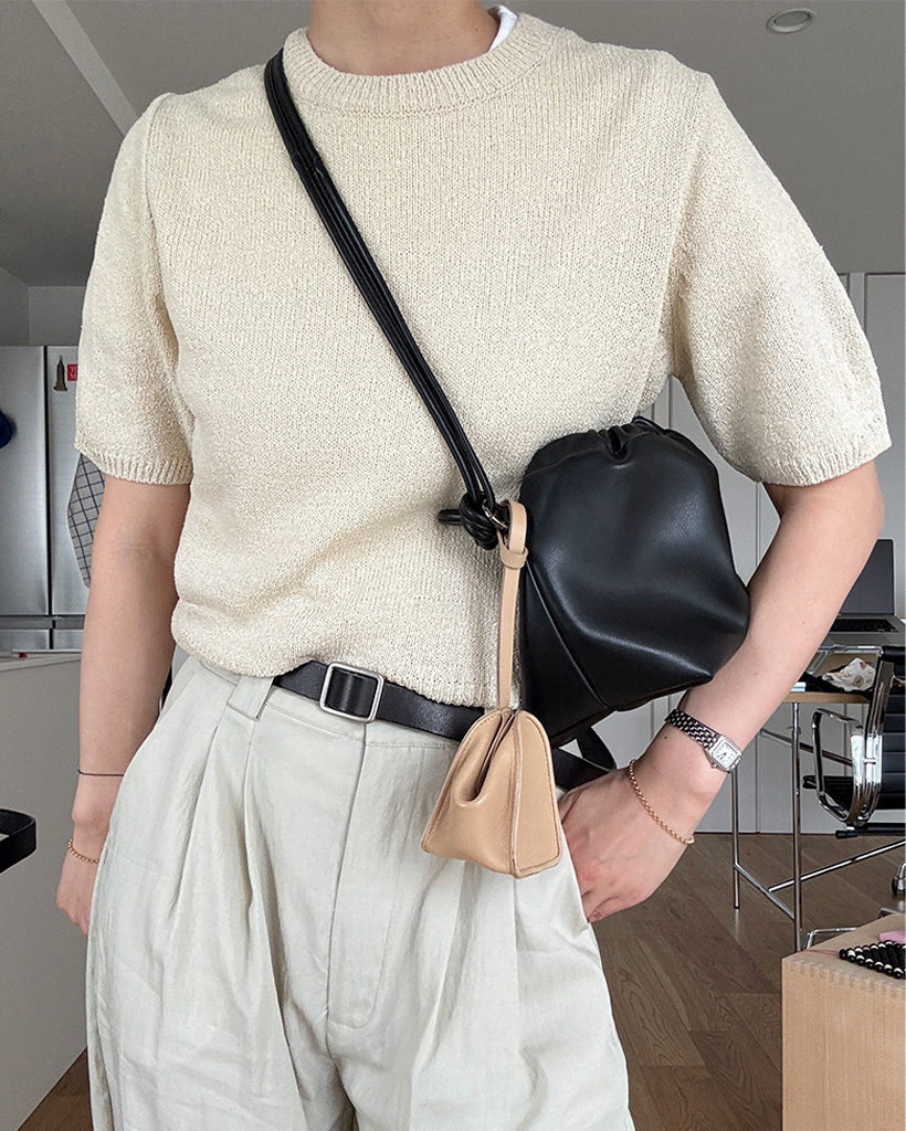 半袖ブークレニット