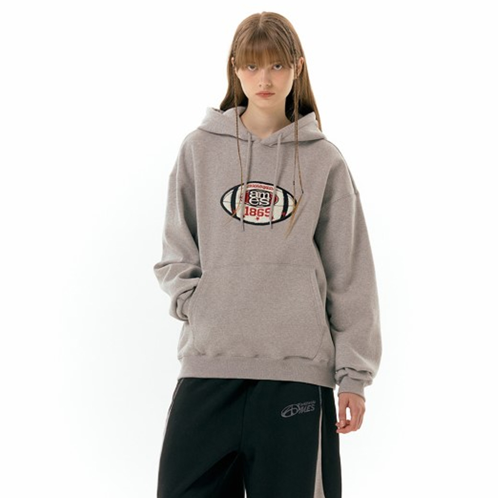★AMES-WORLDWIDE★AMERICAN FOOT BALL HOODIE GREY★正規品 AMERICAN FOOT BALL HOODIE GREY | ファッション通販サイト NUGU
