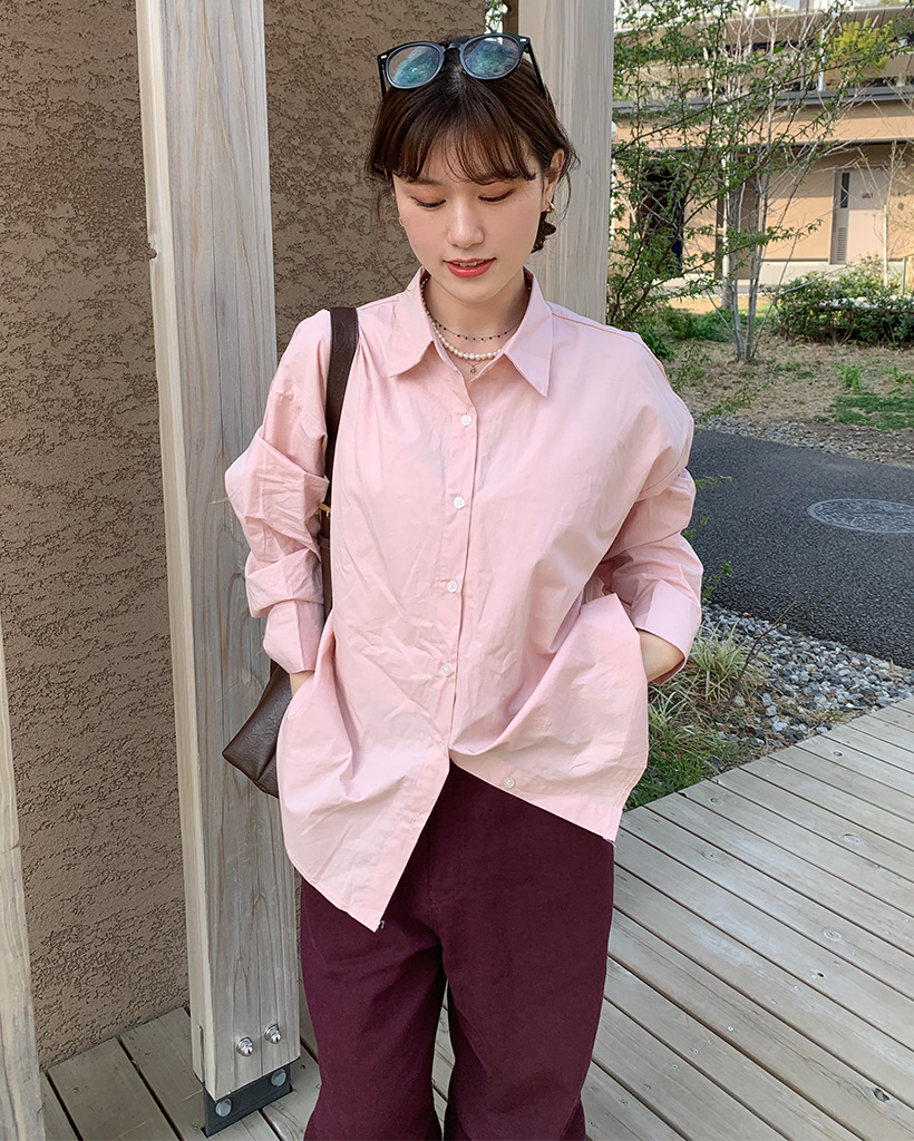 ベーシックオーバーサイズシャツ